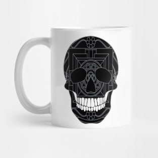 Skull and Mandala Mug